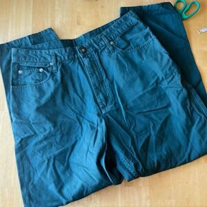 PATAGONIA Green Barrel Wide Leg Pants Trousers W14